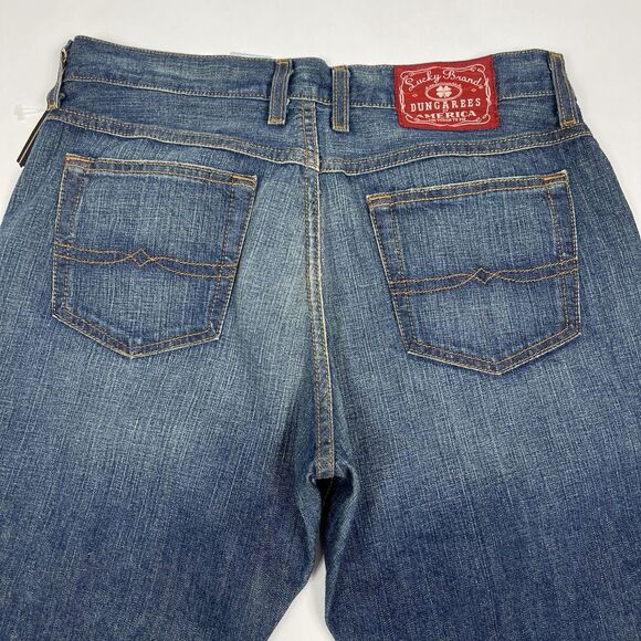 NEW Lucky Brand Classic Fit Mid Rise Medium Wash Crop Jeans Women’s 30 - Picture 5 of 10